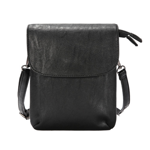 2026新款男士小挎包休閒皮質男包包戶外運動腰包單肩包韓版潮男包