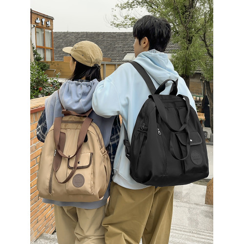 大容量雙肩包女2026新款帆布旅遊包輕便多功能旅行單肩後後背包高顔值