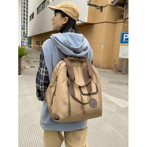 大容量雙肩包女2026新款帆布旅遊包輕便多功能旅行單肩後後背包高顔值