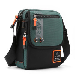 大號單肩包潮牌牛津布運動小後後背包男士斜後後背包新款多功能通勤男掛包