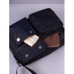 男士斜後後背包2025新款大容量男士外出可攜式包牛津布單肩包青少年高中