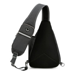 胸包男2026新款潮單肩包男士大容量休閒包斜後後背包運動水滴包三角包