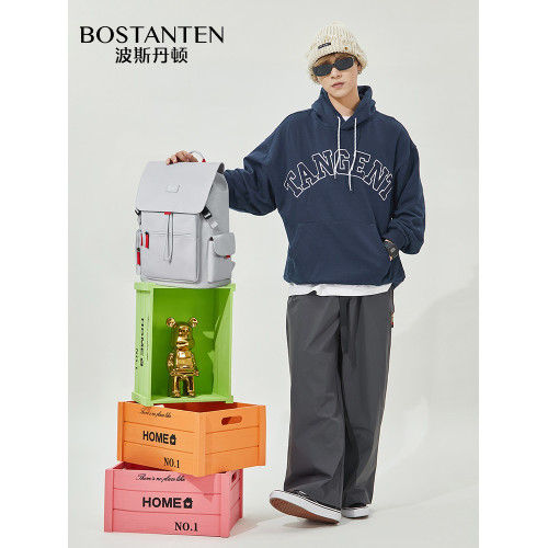 波斯丹頓潮牌雙肩後後背包男旅行大容量防水電腦書包女2025新款大學生