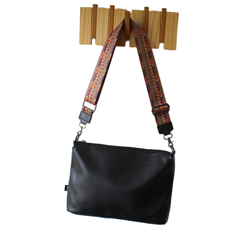 Threebox斜後後背包男士包包超火通勤軟皮大包2025新款潮流ipad單肩包