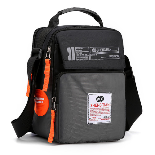 斜後後背包男潮款男士包包新款時尚單肩包休閒潮流挎包男大容量後後背包男