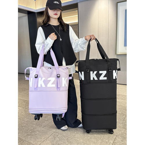可拆卸旅行包袋女大容量雙肩包短途手提出差行李袋子防水待産收納