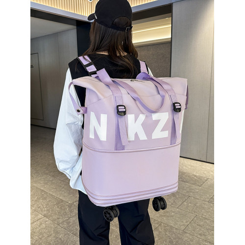 可拆卸旅行包袋女大容量雙肩包短途手提出差行李袋子防水待産收納