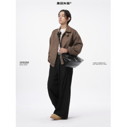 爆裂紋斜後後背包男款高級感大容量男生2025新款時尚休閒包女生通勤包