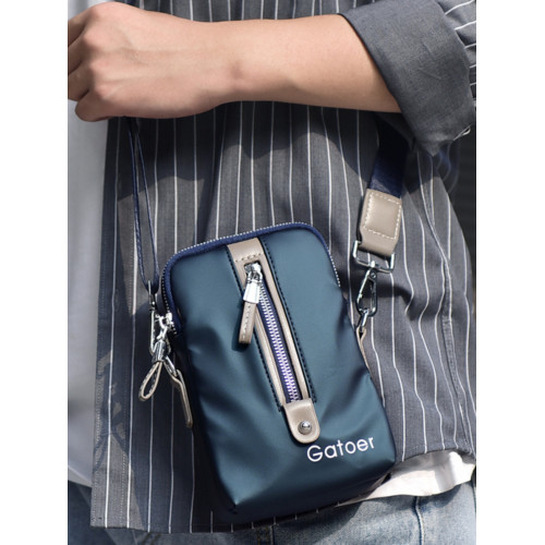 日系休閒挎包小型包手機包多功能腰包戶外運動單肩小後後背包迷你小包