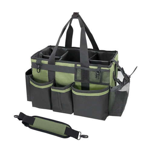 大容量可斜背車用收納專業清潔工具包工政清潔包