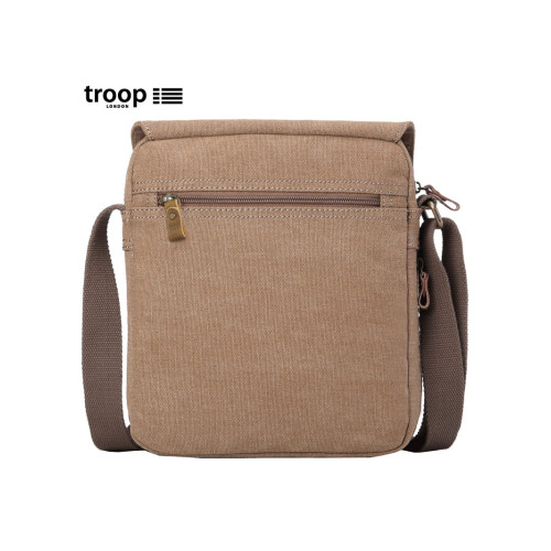 Troop帆布男包簡約單肩包男士包包歐美休閒英倫復古包斜背單肩包