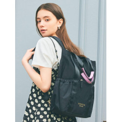 日本尼龍雙肩包女日系手拎包單肩包牛津布防水通勤輕便電腦包後後背包