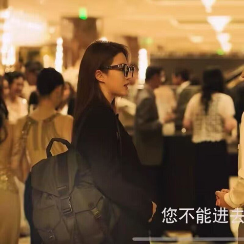 玫瑰的故事劉亦菲同款黃亦玫雙肩包女通勤電腦後後背包大輕便旅行書包