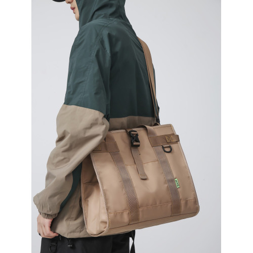 大容量防水斜後後背包男包潮牌時尚休閒單肩包學生上課包手提包電腦包