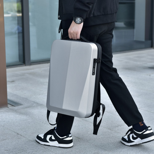 新款商務雙肩包大容量防水電競包多功能休閒旅行PC硬殼後後背包