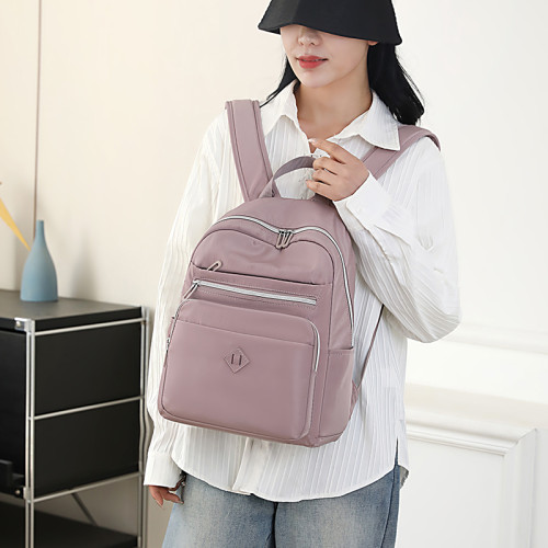 輕便旅行後後背包牛津布雙肩包女2026新款時尚百搭通勤包大容量旅遊包 輕便旅行後後背包牛津布雙肩包女2026新款時尚百搭通勤包大容量旅遊包