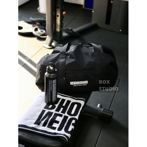 NBHD可收納尼龍防撕大容量水桶包波士頓包旅行手提斜背健身包