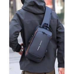 法國Colorin Kite機能胸包男士單肩包大容量通勤防潑水斜後後背包腰包