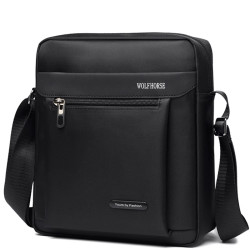 男包斜後後背包後後背包單肩包男士韓版休閒防水牛津布包旅行商務挎包小包