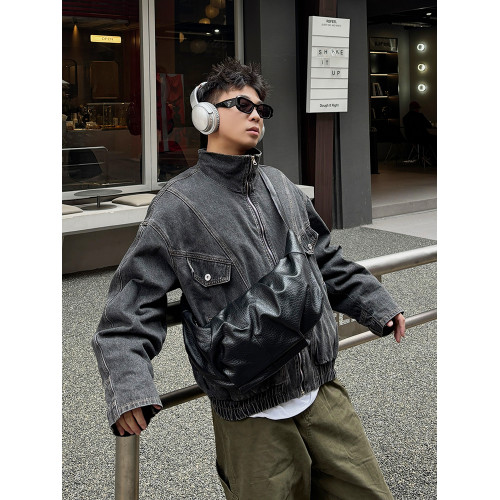 2026新款男包潮牌餃子包休閒斜後後背包男士簡約百搭街頭運動復古單肩