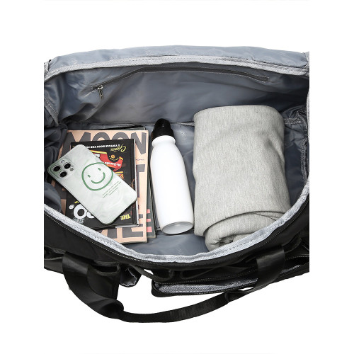 短途旅行包2024年新款男手提大容量女行李包出差健身包乾濕分離袋