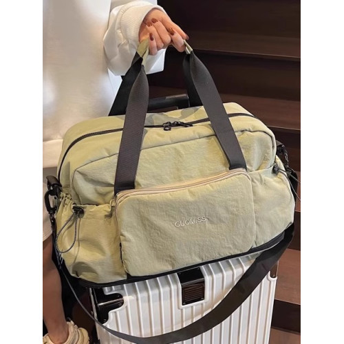 旅行包女短途輕便時尚大容量出差手提包行李包乾濕分離運動健身包