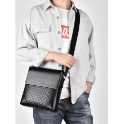 男士單肩包斜後後背包包商務竪款休閒韓版二層牛皮男款大容量真皮男包