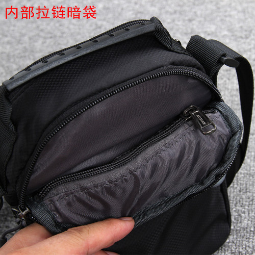 男士單肩包大容量運動斜後後背包手機包防水尼龍夏季新款手提小號大號