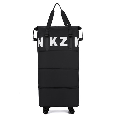 萬向輪雙肩背旅行包新款帶滑輪行李袋大容量學生背袋手提包登機包