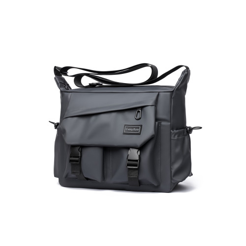 斜後後背包男款大容量運動機能風挎包登山工裝包單肩男包設計感郵差包