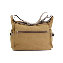 新款多功能工具包男帆布包單肩男士斜後後背包韓版潮後後背包休閒包快遞包