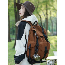 ZRVR新款戶外大容量防水輕便雙肩包女旅行登山電腦後後背包男學生書包