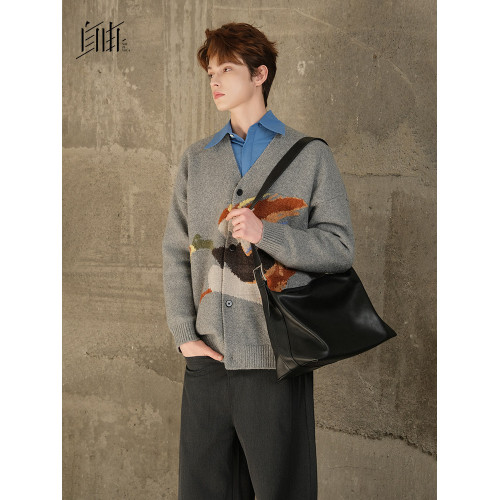 是自由啊 •原創自製 不受約束 極簡大容量單肩斜後後背包不規則男包