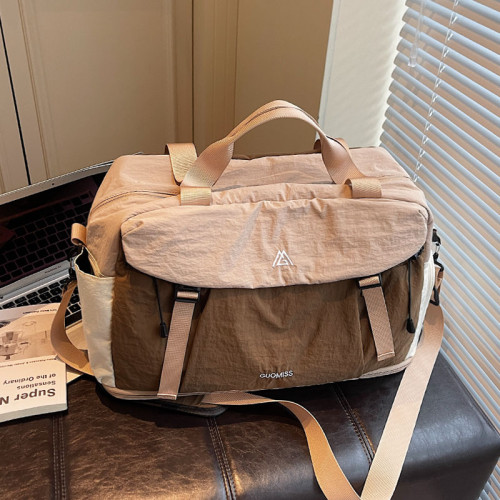 大容量短途出差手提行李包時尚旅遊旅行包輕便防水收納運動健身包