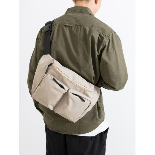 男士帆布斜後後背包運動時尚單肩包多功能工裝風大容量胸包簡約騎行包 男士帆布斜後後背包運動時尚單肩包多功能工裝風大容量胸包簡約騎行包