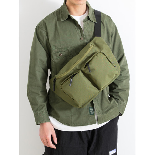 男士帆布斜後後背包運動時尚單肩包多功能工裝風大容量胸包簡約騎行包 男士帆布斜後後背包運動時尚單肩包多功能工裝風大容量胸包簡約騎行包