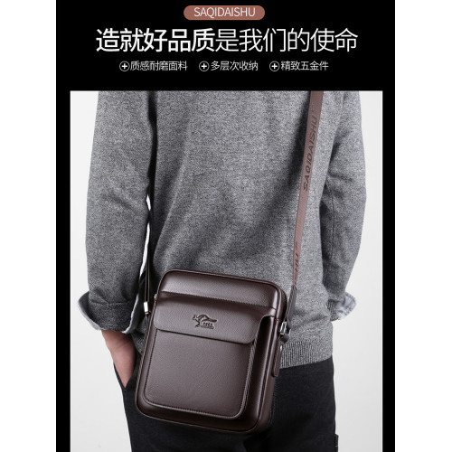 正品袋鼠單肩包男真皮男士挎包休閒斜後後背包小包斜肩包小掛包2026潮 正品袋鼠單肩包男真皮男士挎包休閒斜後後背包小包斜肩包小掛包2026潮