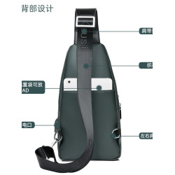 巴蒂蘭洛胸包男牛津布休閒斜後後背包韓版男士包時尚運動小後後背包潮男包