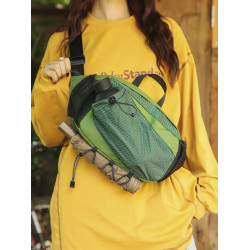 戶外男士斜後後背包大容量運動騎行胸包挎包女防潑水單肩包登山水杯包