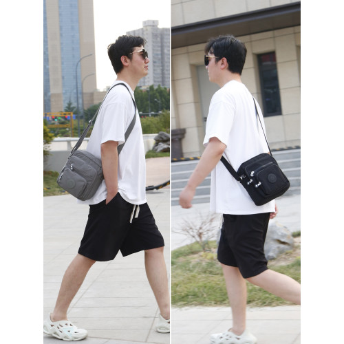 2026新款輕便舒適男包休閒斜後後背包尼龍布包時尚中年爸爸包多層掛包 2026新款輕便舒適男包休閒斜後後背包尼龍布包時尚中年爸爸包多層掛包