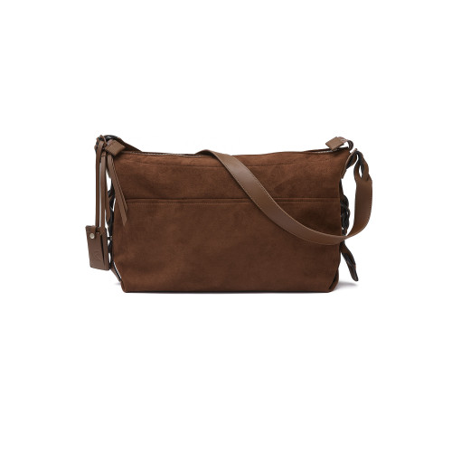 TAICHIISM“編織麂皮”春款麂皮絨面老錢風cleanfit大容量單肩包