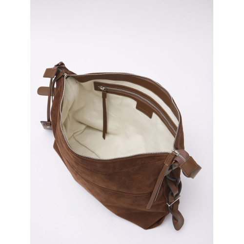 TAICHIISM“編織麂皮”春款麂皮絨面老錢風cleanfit大容量單肩包