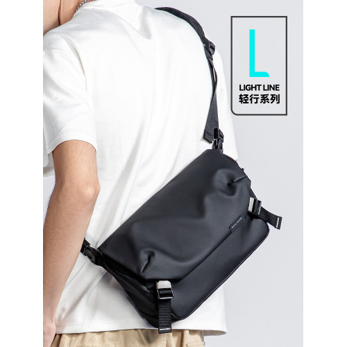 馬可·萊登單肩包男時尚斜後後背包商務休閒郵差包學生機能工裝小挎包