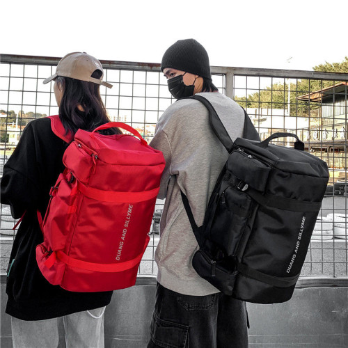 大容量運動訓練滑雪健身包男雙肩後後背包乾濕分離旅行包單肩斜後後背包女