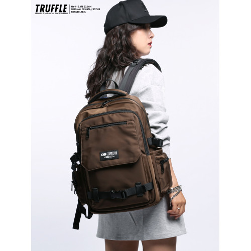 TRUFFLE雙肩包男大容量2025新款初中生高中大學生書包旅行後後背包女