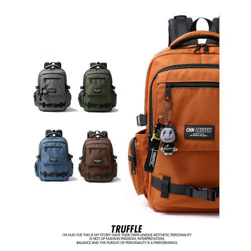 TRUFFLE雙肩包男大容量2025新款初中生高中大學生書包旅行後後背包女