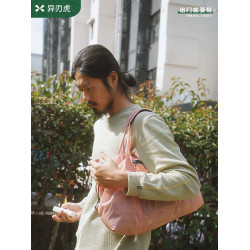 手提旅行包防水輕便短途行李袋折疊旅遊可攜式大容量收納可套拉桿箱