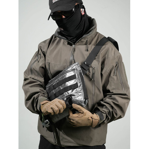 雁落二代信使包男戰術機能痛包斜後後背包快速反應平板電腦包DRY-01