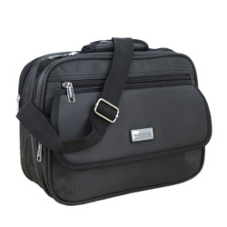 新款防水單肩包斜後後背包男女收銀包收納包快遞手提收錢包生意包黑色