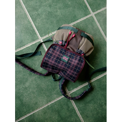 housedesign原創春季新復古撞色後後背包小衆學生書包通勤電腦雙肩包